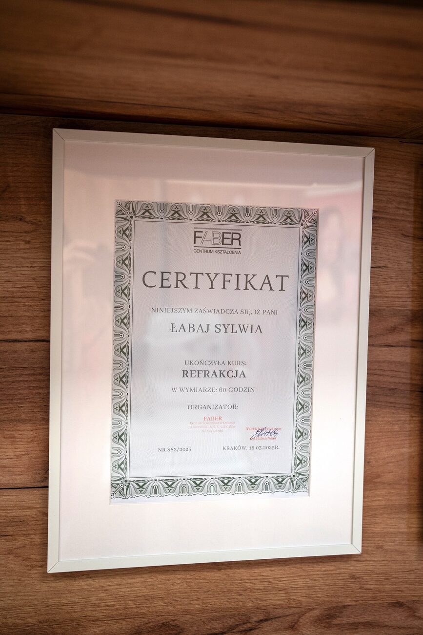 Certyfikat / dyplom — Szkiełko i Oko